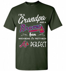 I'M A Grandpa And A Atlanta Braves Fans Gift Shirt - zezetee
