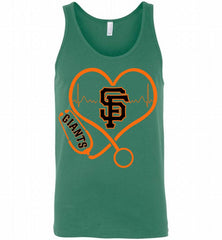 Nurse Heartbeat San Francisco Giants Tank - zezetee