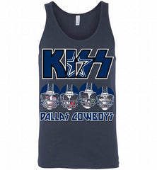 Kiss Dallas Cowboy Logo Tank - zezetee
