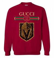 Gucci Vegas Golden Knights Logo Crewneck Sweatshirt - zezetee