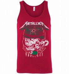 Metallica Skull Snake Dallas Stars Tank - zezetee