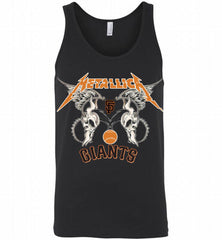 Metallica San Francisco Giants Logo Tank - zezetee