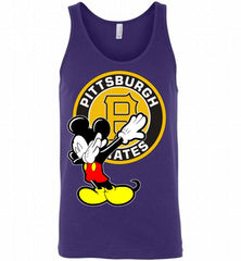 Disney Mickey Mouse Dabbing Pittsburgh Pirates Tank - zezetee