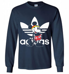 ADIDAS SWIMMING MICKEY MOUSE DISNEY SPORTS Gildan Long Shirt - zezetee