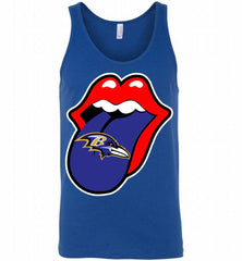 Baltimore Ravens  x The Rolling Stones Logo Tank - zezetee