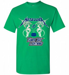 Metallica Tampa Bay Lightning Logo Shirt - zezetee