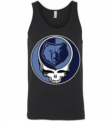 Memphis Grizzlies Grateful Dead Logo Band Tank - zezetee