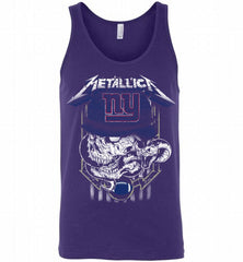 Metallica Skull Snake New York Giants Tank - zezetee