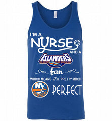 I'M A Nurse And A New York Islanders Fans Gift Tank - zezetee
