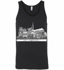 NOTRE DAME CATHEDRAL TEE Tank - zezetee