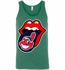 Cleveland Indians  x The Rolling Stones Logo Tank - zezetee