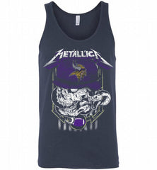 Metallica Skull Snake Minnesota Vikings Tank - zezetee