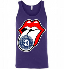 San Diego Padres  x The Rolling Stones Logo Tank - zezetee