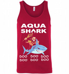 AQUAMAN SHARK DOO DOO DOO DOO DOO DOO DOO Tank - zezetee