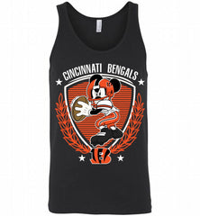 Disney Mickey Cincinnati Bengals Team Tank - zezetee