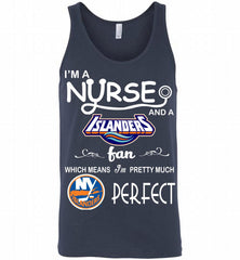 I'M A Nurse And A New York Islanders Fans Gift Tank - zezetee