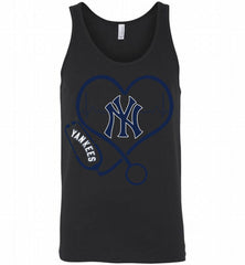 Nurse Heartbeat New York Yankees Tank - zezetee