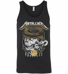 Metallica Skull Snake New Orleans Pelicans Tank - zezetee