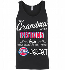 I'M A Grandma And A Detroit Pistons Fans Perfect Tank - zezetee