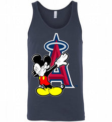 Disney Mickey Mouse Dabbing Los Angeles Angels Tank - zezetee