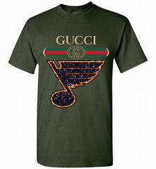 Gucci St Louis Blues Logo Shirt - zezetee