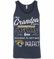 I'M A Grandpa And A Jacksonville Jaguars Pretty Much Perfect Tank - zezetee