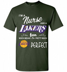 I'M A Nurse And A Los Angeles Lakers Fans Perfect Shirt - zezetee