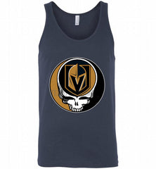 NHL TEAM VEGAS GOLDEN KNIGHTS X GRATEFUL DEAD LOGO BAND Tank - zezetee