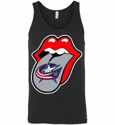 Columbus Columbus Blue Jackets  x The Rolling Stones Logo Tank