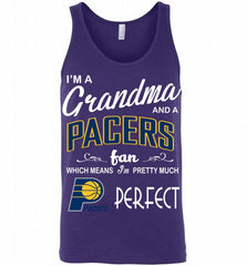 I'M A Grandma And A Indiana Pacers Fans Perfect Tank - zezetee