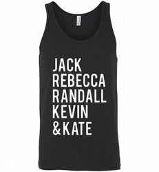 JACK REBECCA RANDALL KEVIN AND KATE Tank