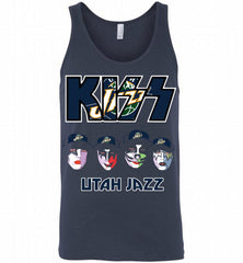 Kiss Utah Jazz Logo Tank - zezetee