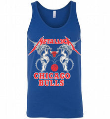 Metallica Chicago Bulls Logo Tank - zezetee