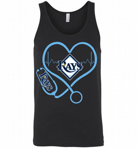 Nurse Heartbeat Tampa Bay Rays Tank - zezetee