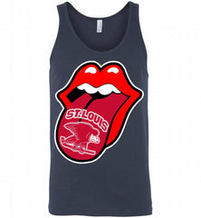St Louis Eagles  x The Rolling Stones Logo Tank - zezetee