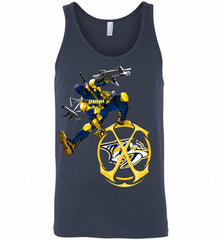 Deadpool Fan Love Nashville Predatorss Awesome Tank - zezetee