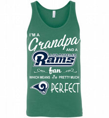 I'M A Grandpa And A Los Angeles Rams Pretty Much Perfect Tank - zezetee