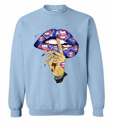 MLB Philadelphia Phillies Lip Shut The Fuck Up Crewneck Sweatshirt - zezetee