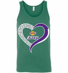 Los Angeles Lakers In Diamond Heart Tank - zezetee