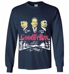 GOODFELLAS TUA TAGOVAILOA NICK SABAN JALEN HURTS ROLL TIDE Gildan Long Shirt - zezetee