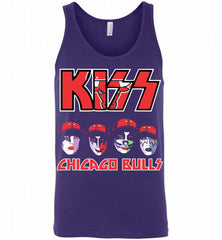 Kiss Chicago Bulls Logo Tank - zezetee