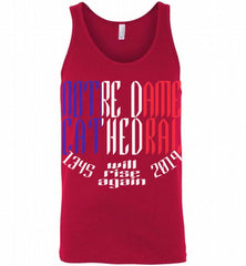 Notre Dame Cathedral 1345 Will Rise Again Tank - zezetee