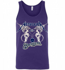 Metallica Milwaukee Brewers Logo Tank - zezetee