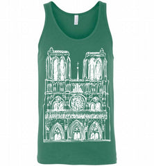 notre dame cathedral in light Tank - zezetee
