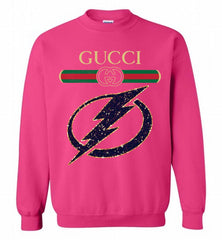 Gucci Tampa Bay Lightning Logo Crewneck Sweatshirt - zezetee