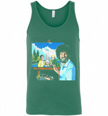 BOB ROSS PAINTING THE GOLDEN GIRL Tank - zezetee