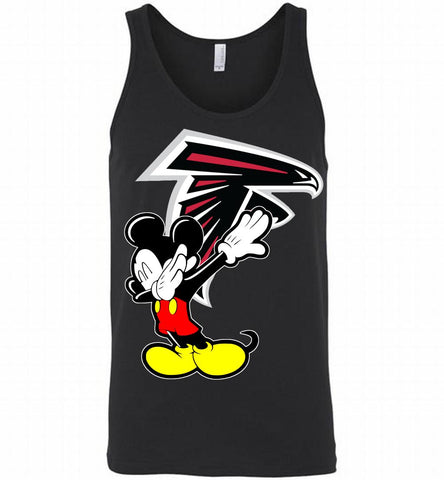 Disney Mickey  Mouse Dabbing Atlanta Falcons Tank - zezetee