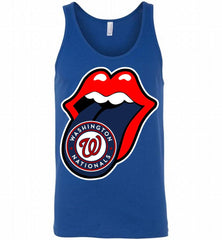 Washington Nationals  x The Rolling Stones Logo Tank - zezetee