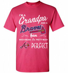 I'M A Grandpa And A Atlanta Braves Fans Gift Shirt - zezetee