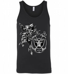 Deadpool Assassin Oakland Raiders Fan Tank - zezetee